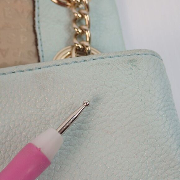 Kate Spade Astor Court Cynthia Grace Blue Quilted Leather Shoulder Bag WKRU2650 - Picture 8 of 15